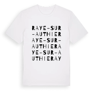 Raye-sur-Authie ordlek t-shirt – ekologisk bomull t-shirt från Pinshirt