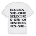 Recques-sur-Course ordlek t-shirt