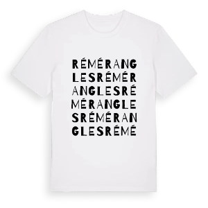 Rémérangles ordlek t-shirt – ekologisk bomull t-shirt från Pinshirt