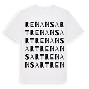 Renansart ordlek t-shirt – ekologisk bomull t-shirt från Pinshirt