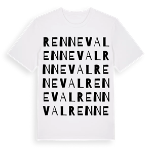 Renneval ordlek t-shirt – ekologisk bomull t-shirt från Pinshirt
