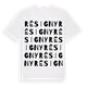 Résigny ordlek t-shirt