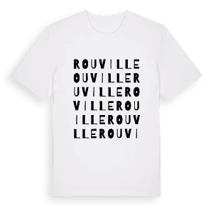 Rouville ordlek t-shirt – ekologisk bomull t-shirt från Pinshirt