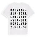 Rouvroy-sur-Serre ordlek t-shirt