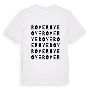 Roye ordlek t-shirt – ekologisk bomull t-shirt från Pinshirt