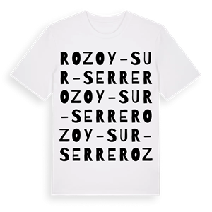 Rozoy-sur-Serre ordlek t-shirt – ekologisk bomull t-shirt från Pinshirt