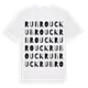 Rubrouck ordlek t-shirt