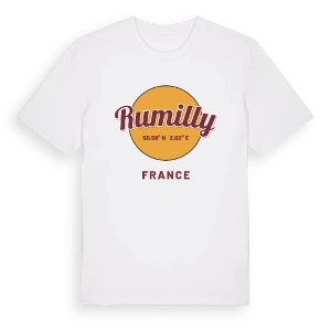 Rumilly cirkel t-shirt – ekologisk bomull t-shirt från Pinshirt