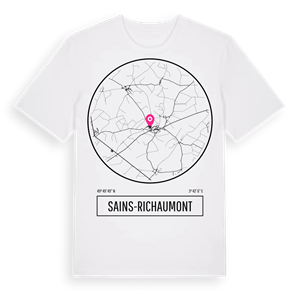 Sains-Richaumont t-shirt – ekologisk bomull t-shirt från Pinshirt
