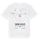 Saint-Algis karta t-shirt