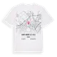Saint-André-lez-Lille karta t-shirt