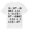 Saint-André-lez-Lille ordlek t-shirt