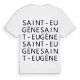 Saint-Eugène ordlek t-shirt