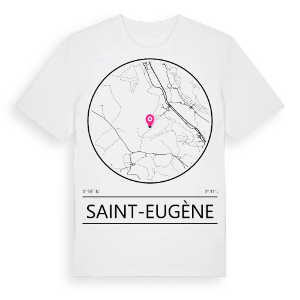 Saint-Eugène t-shirt – ekologisk bomull t-shirt från Pinshirt