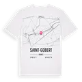 Saint-Gobert karta t-shirt