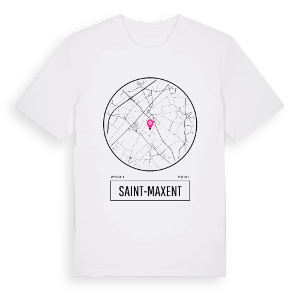 Saint-Maxent t-shirt – ekologisk bomull t-shirt från Pinshirt
