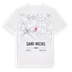 Saint-Michel karta t-shirt