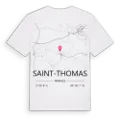 Saint-Thomas karta t-shirt