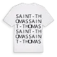 Saint-Thomas ordlek t-shirt