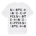 Sainte-Marie-Cappel ordlek t-shirt