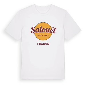 Salouël cirkel t-shirt – ekologisk bomull t-shirt från Pinshirt