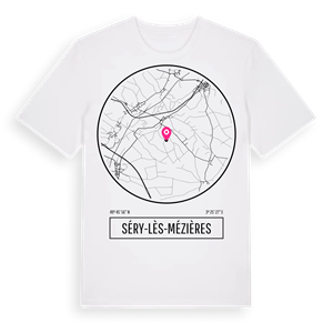 Séry-lès-Mézières t-shirt – ekologisk bomull t-shirt från Pinshirt