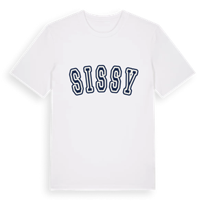 Sissy college t-shirt – ekologisk bomull t-shirt från Pinshirt