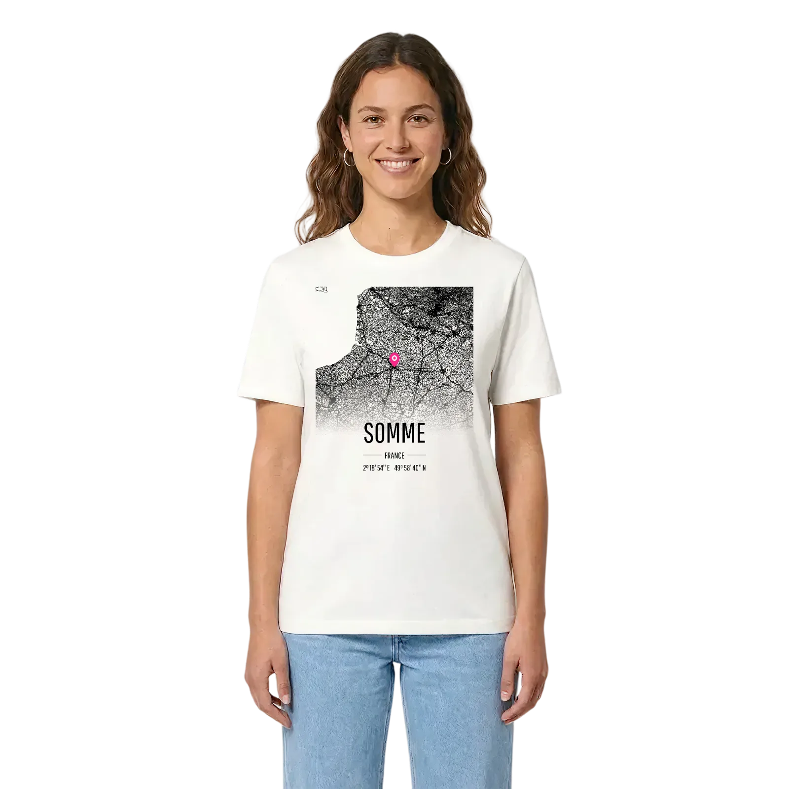 Somme karta t-shirt – White, i miljö