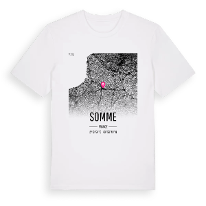 Somme karta t-shirt – ekologisk bomull t-shirt från Pinshirt