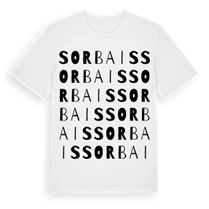 Sorbais ordlek t-shirt – ekologisk bomull t-shirt från Pinshirt