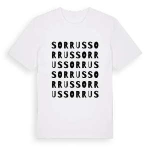 Sorrus ordlek t-shirt – ekologisk bomull t-shirt från Pinshirt