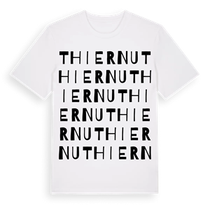 Thiernu ordlek t-shirt – ekologisk bomull t-shirt från Pinshirt