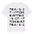 Toulis-et-Attencourt ordlek t-shirt