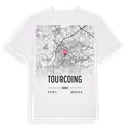 Tourcoing karta t-shirt