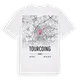 Tourcoing karta t-shirt
