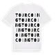 Tourcoing ordlek t-shirt