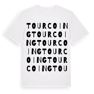 Tourcoing ordlek t-shirt – ekologisk bomull t-shirt från Pinshirt