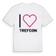 Jag älskar Trefcon t-shirt stort tryck