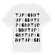 Tupigny ordlek t-shirt