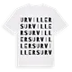 Urvillers ordlek t-shirt