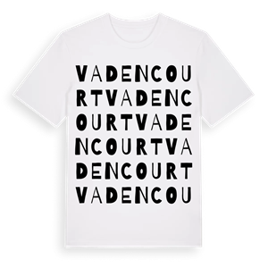 Vadencourt ordlek t-shirt – ekologisk bomull t-shirt från Pinshirt