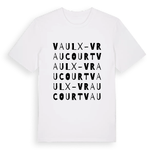 Vaulx-Vraucourt ordlek t-shirt – ekologisk bomull t-shirt från Pinshirt