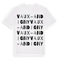 Vaux-Andigny ordlek t-shirt