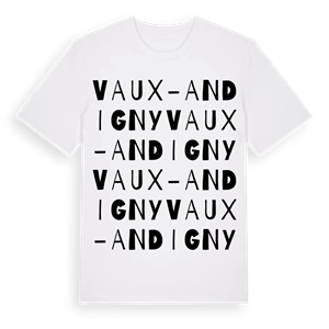 Vaux-Andigny ordlek t-shirt – ekologisk bomull t-shirt från Pinshirt