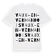 Vaux-en-Vermandois ordlek t-shirt