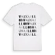 Vauxaillon ordlek t-shirt