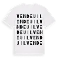 Vendeuil ordlek t-shirt