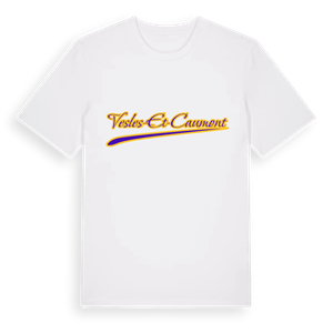 Vesles-et-Caumont baseball t-shirt – ekologisk bomull t-shirt från Pinshirt