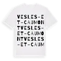 Vesles-et-Caumont ordlek t-shirt