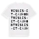 Vesles-et-Caumont ordlek t-shirt